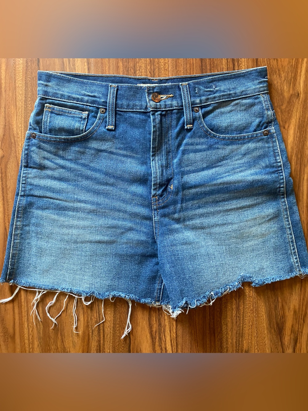 Madewell The Perfect Jean Short denim jean shorts size 26